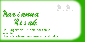 marianna misak business card