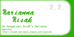 marianna misak business card